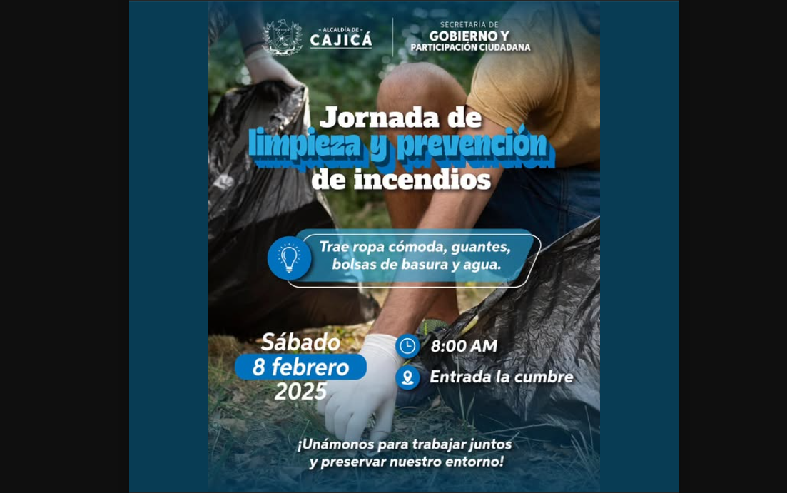 |Jornada de limpieza| y prevención de |incendios| en La Cumbre