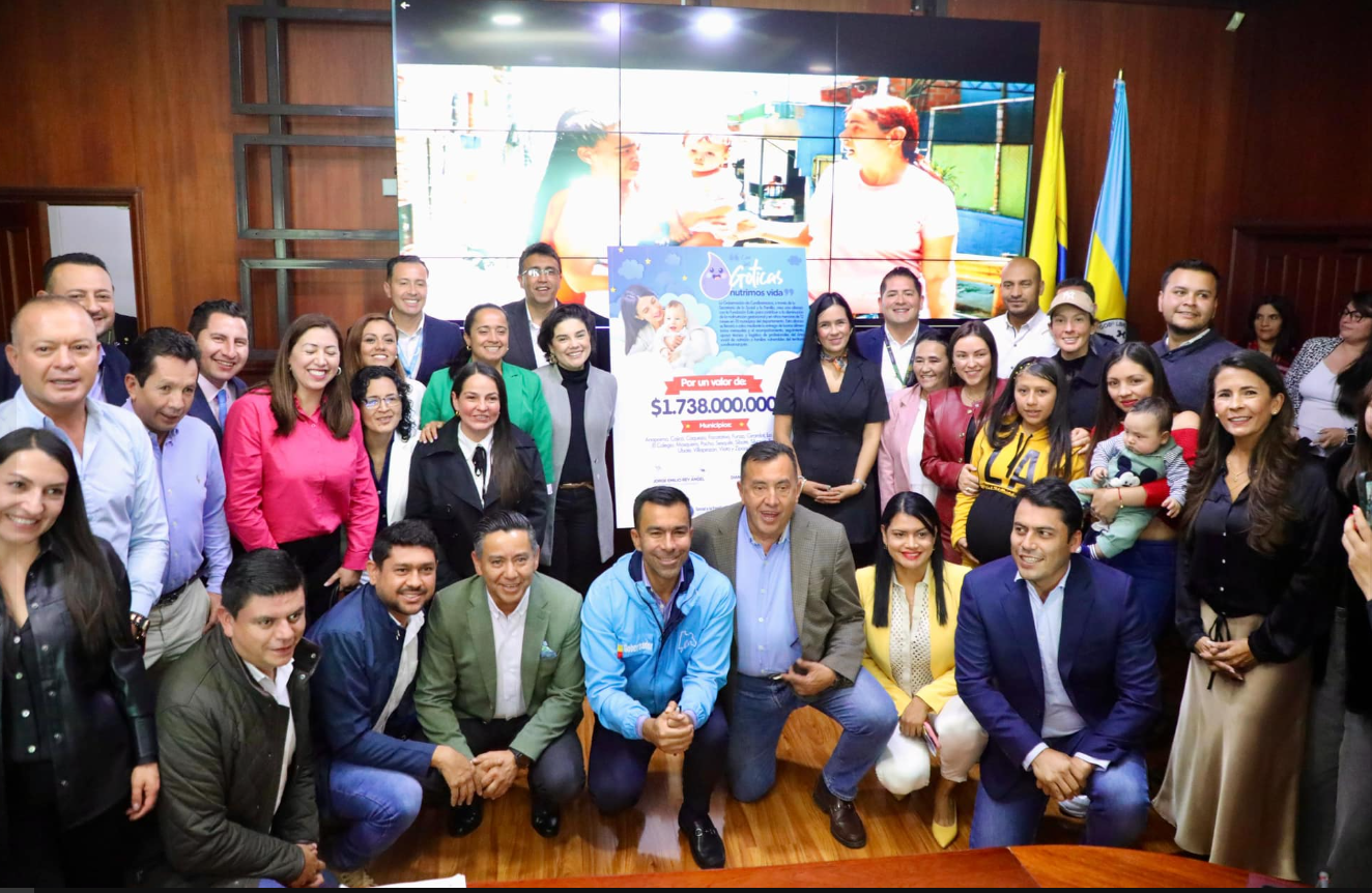 |Gobernación de Cundinamarca| renueva alianza con |Fundación Éxito| para combatir la desnutrición infantil