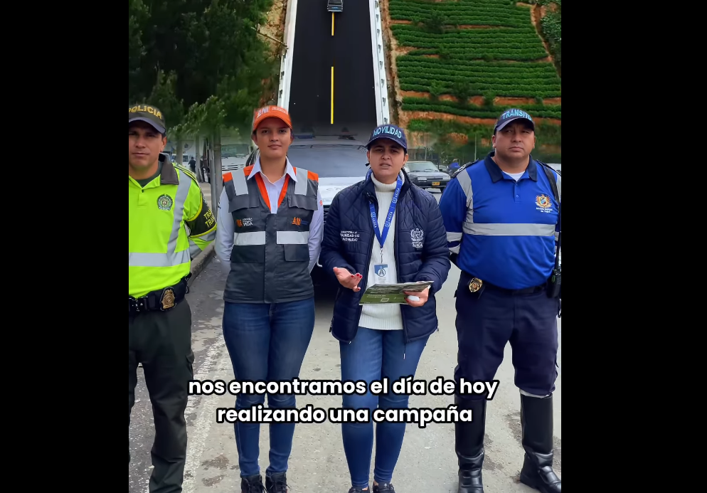 |Jornada de sensibilización| vial en el Puente de |Granjitas| + Video