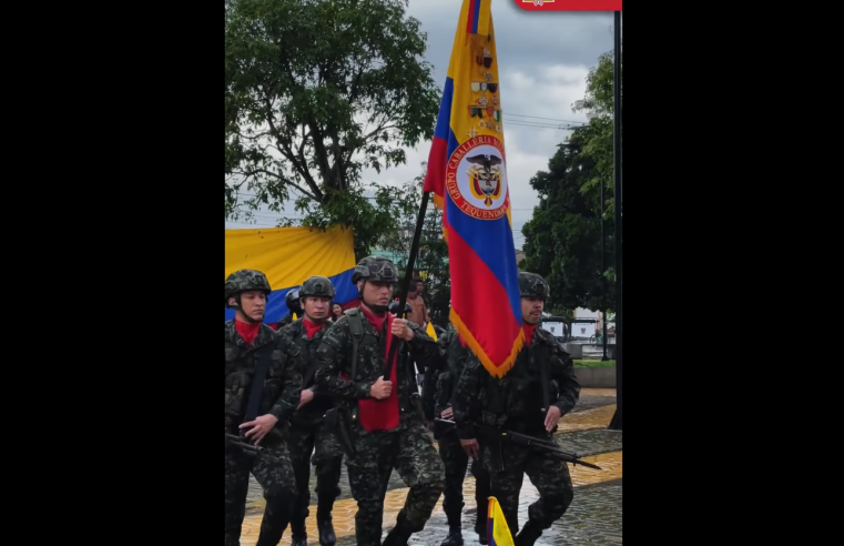 Juramentación del cuarto contingente del Ejército Nacional en |Gachancipá| + Video