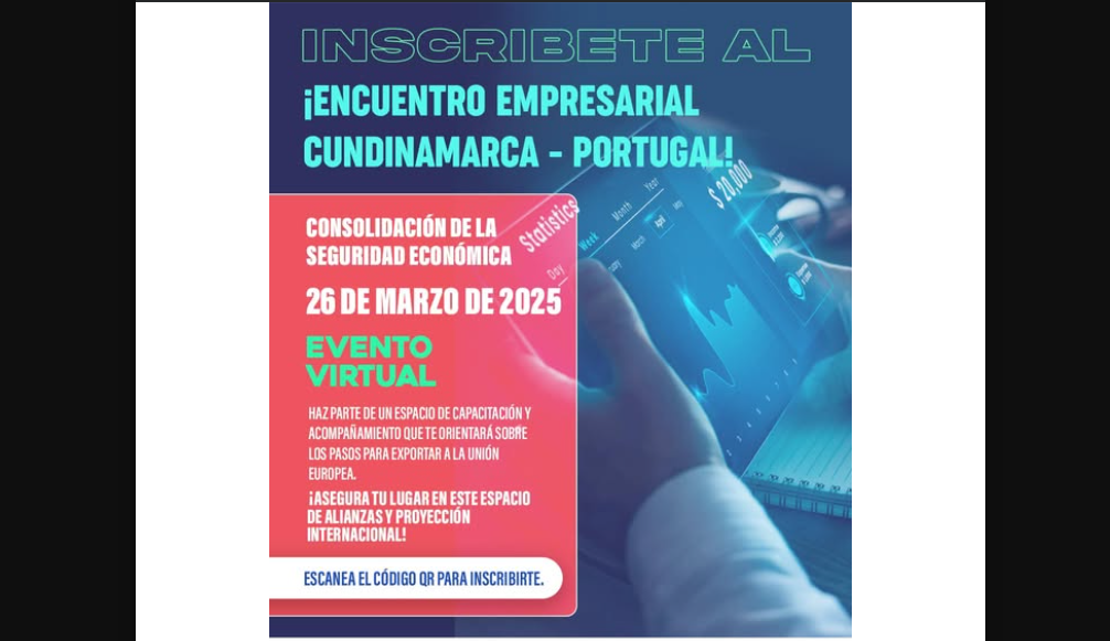 Abren inscripciones para el |Encuentro Empresarial| |Cundinamarca| – |Portugal|