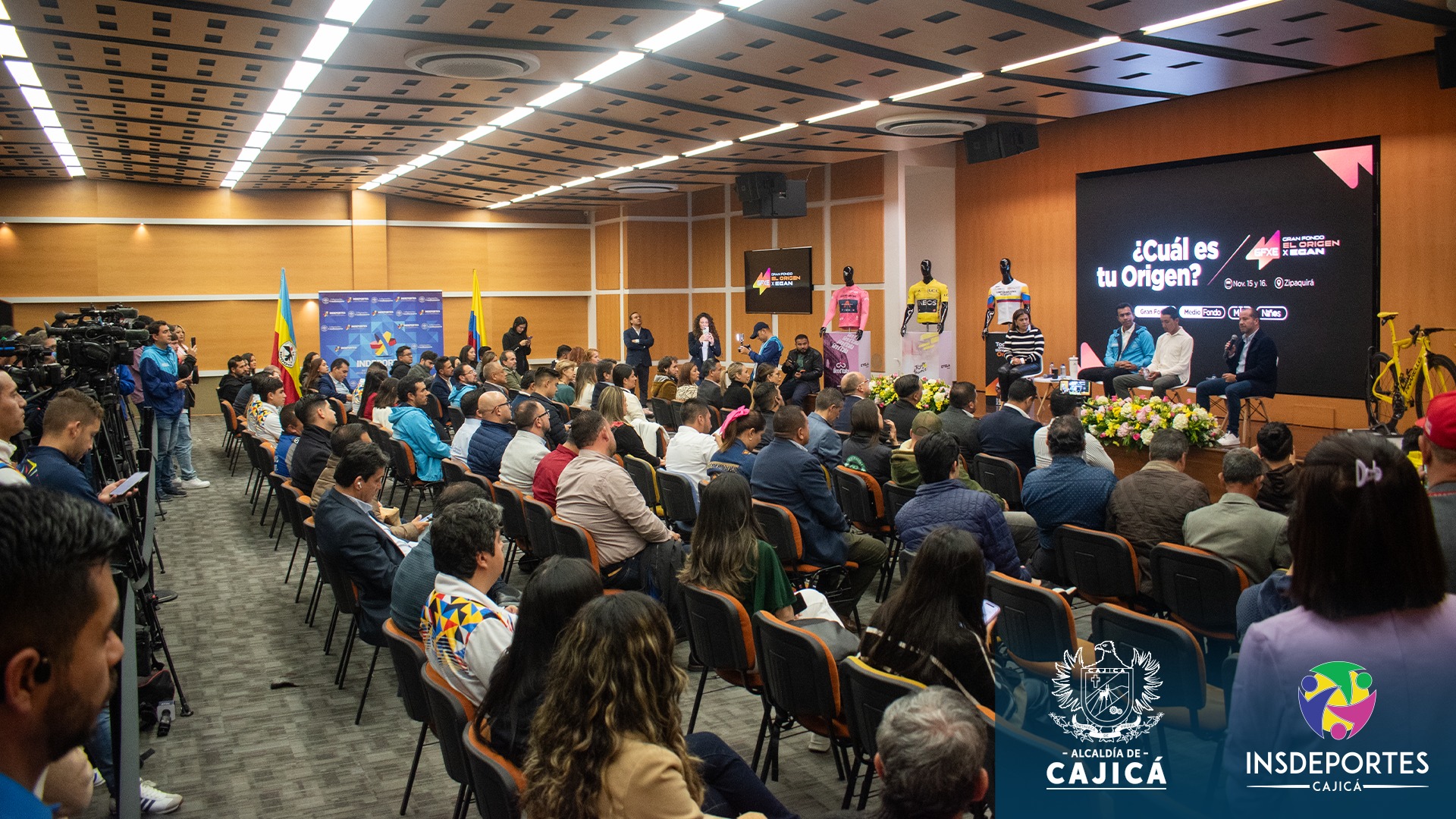 Gobernación de Cundinamarca y Egan Bernal presentan “El Origen X Egan”, gran fondo ciclístico en honor al campeón zipaquireño