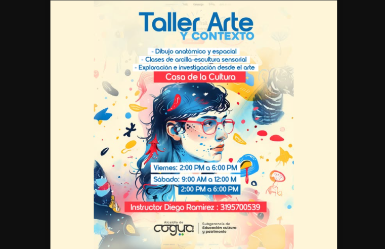 |Cogua| abre espacio para la expresión artística con el Taller “Arte y Contexto”