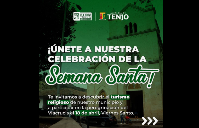 |Tenjo| vivirá una jornada de fe y tradición con su Viacrucis de |Semana Santa|