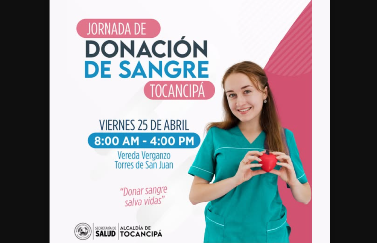 Jornada de |Donación de Sangre| en |Tocancipá|: ¡Salva Vidas con tu Ayuda!