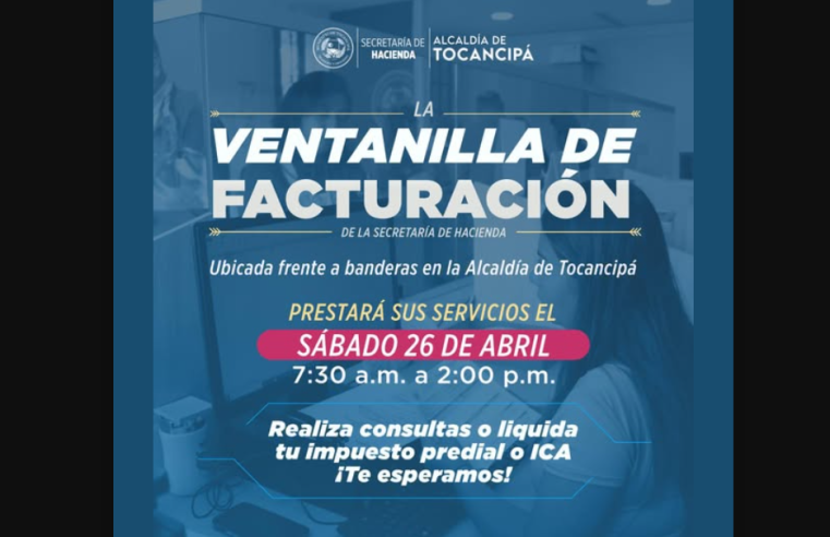 |Tocancipá| amplía atención para trámites de |impuesto predial|