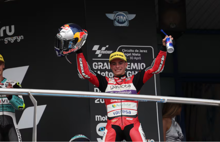 |David Alonso| y su destacada participación en el |GP de Moto3| de |España|