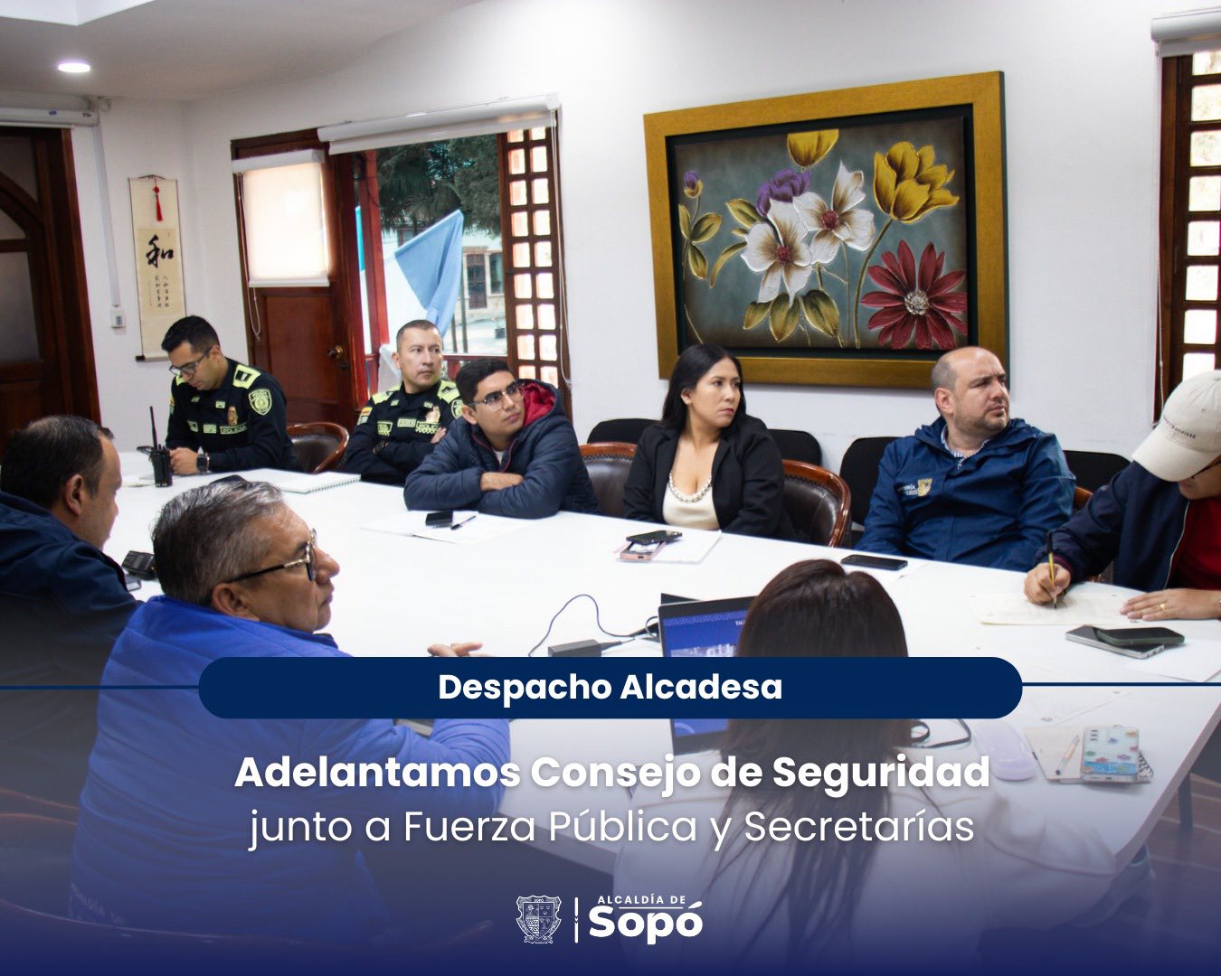 |Sopó| refuerza la seguridad con trabajo conjunto entre autoridades