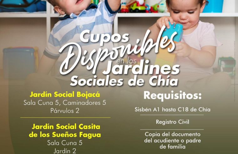 |Chía| abre cupos para atención integral a la |primera infancia|