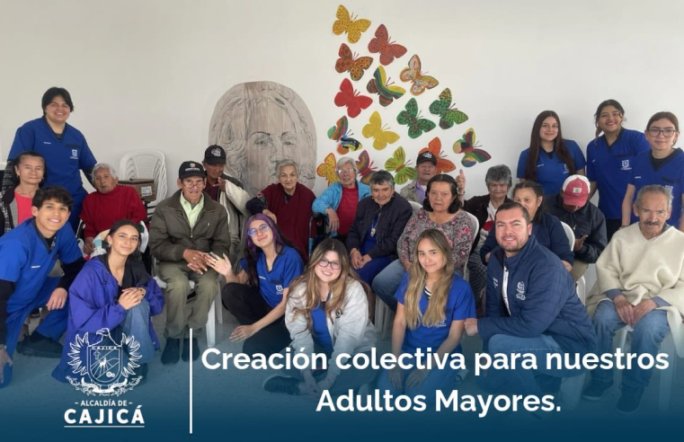Arte y memoria: mural colectivo para honrar la vida de los |adultos mayores| en |Cajicá|