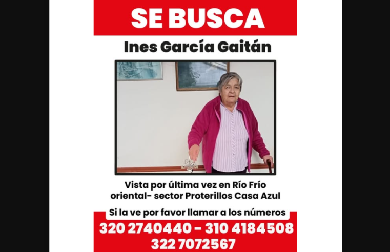 Autoridades de |Tabio| solicitan apoyo ciudadano para localizar a |Inés García Gaitán|
