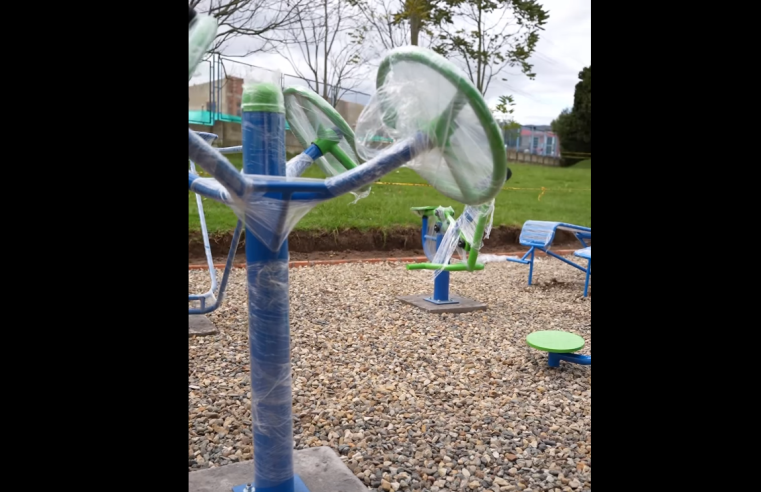 Nuevo |parque biosaludable| en el Complejo Deportivo fortalece el bienestar en el municipio de |Cogua| + Video