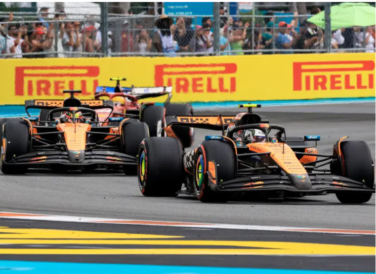 |Lando Norris| gana el caótico esprint del Gran |Premio de Miami de F1|