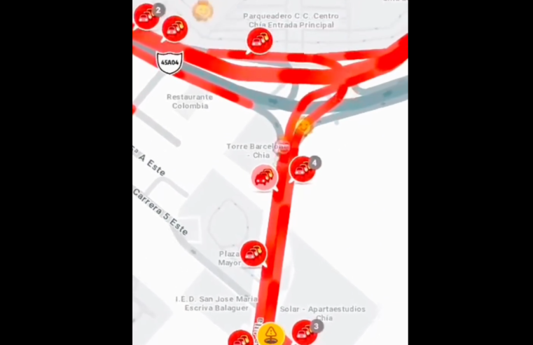 Reporte de movilidad en tiempo real en el municipio de |Chía|+ Video