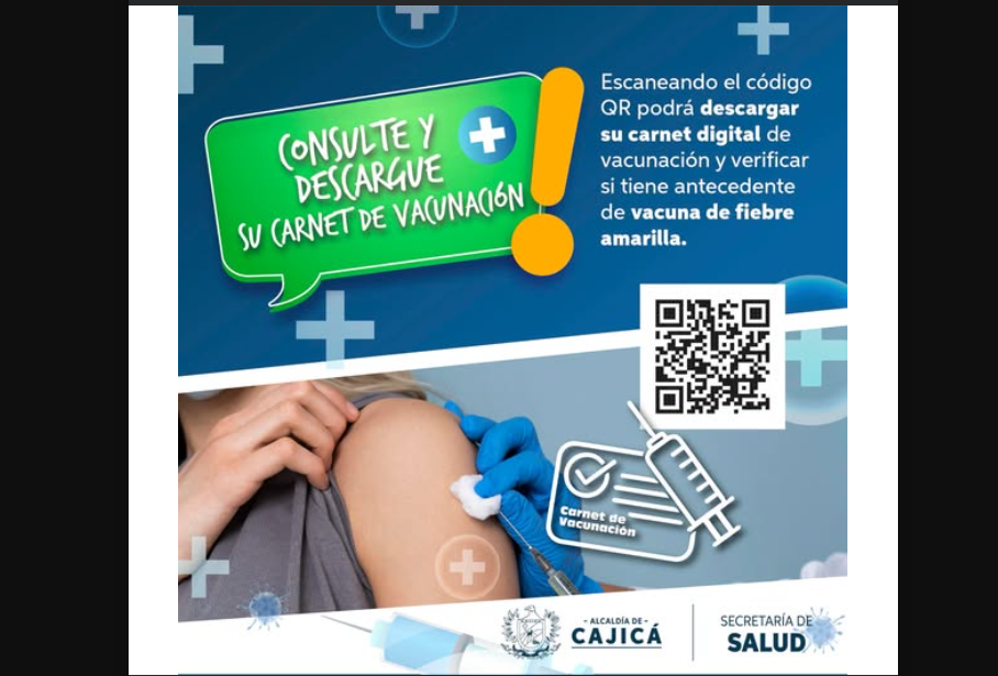 Disponible el |carnet digital| de vacunación para consulta y descarga