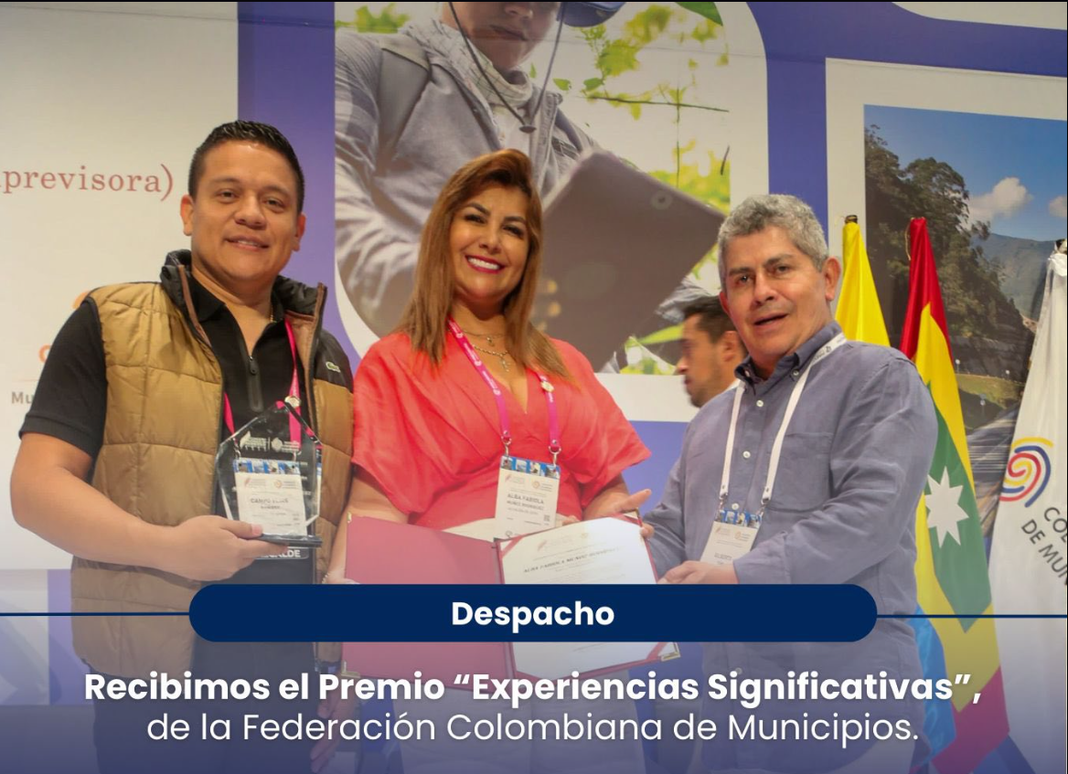 |Federación Colombiana de Municipios| premió a |Sopó| por estrategia de gobierno en territorio