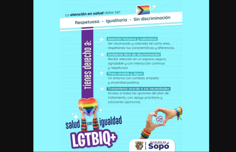 |Sopó| promueve atención en salud inclusiva para la población |LGBTIQ+|