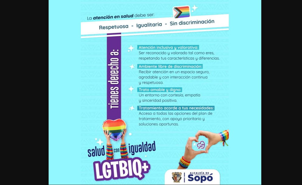 |Sopó| promueve atención en salud inclusiva para la población |LGBTIQ+|