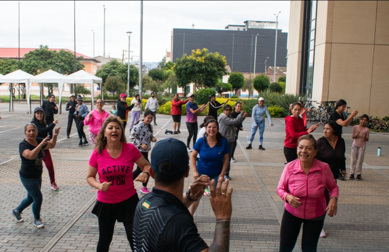 |Cajicá| se mueve con alegría: éxito total de los Aeróbicos al Parque y Aeróbicos a tu Barrio