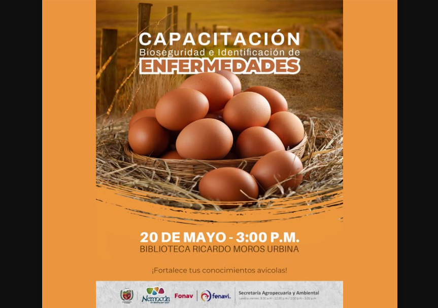 |Nemocón| impulsa la |avicultura| con capacitación en |bioseguridad| y sanidad animal