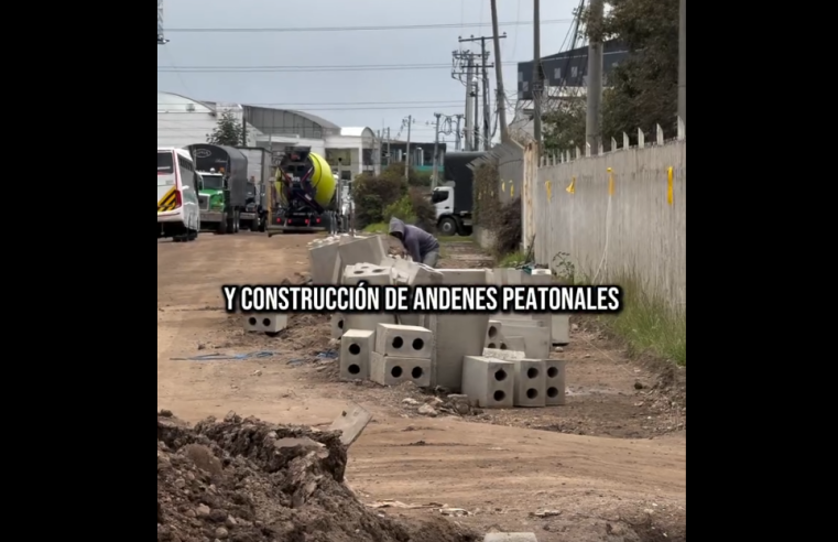 Mejoras en la |vía| Parque La Florida fortalecen la seguridad en |Cota| + Video