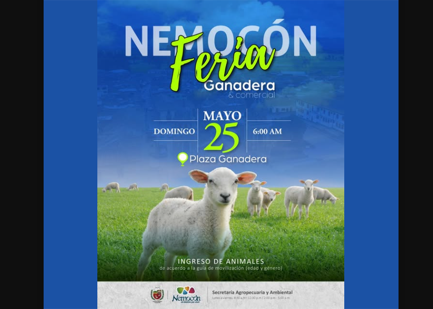|Nemocón| se prepara para la |Gran Feria Ganadera y Comercial 2025|