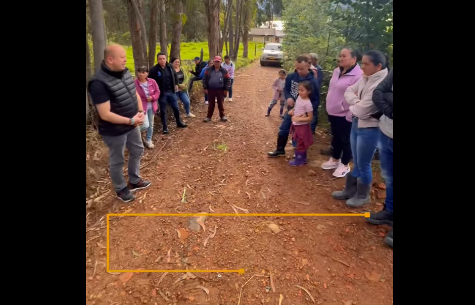|Nemocón| avanza en infraestructura rural con socialización de placa huella en la vereda Mogua + Video