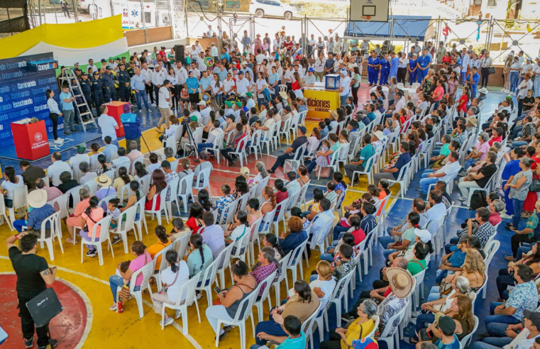 Gobernador |Jorge Rey| presentó avances de proyectos estratégicos en La Peña durante recorrido #AndoCumpliendo