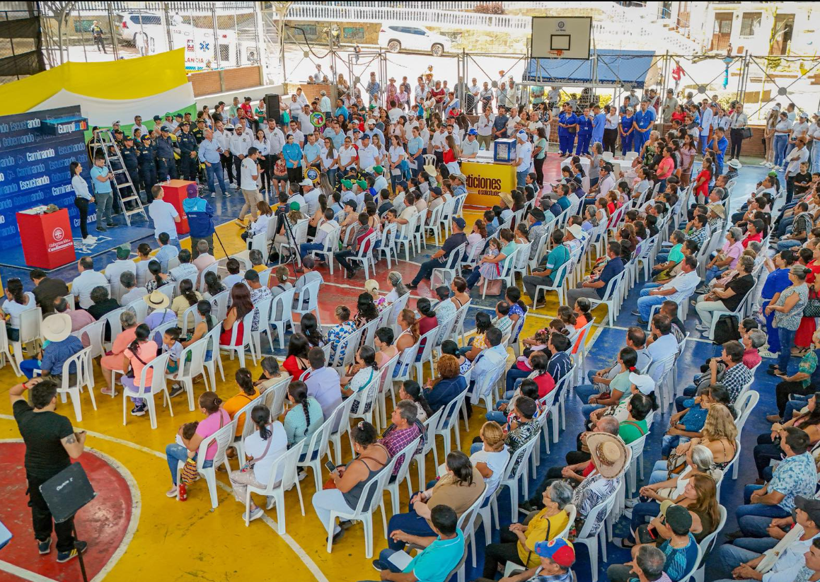 Gobernador |Jorge Rey| presentó avances de proyectos estratégicos en La Peña durante recorrido #AndoCumpliendo
