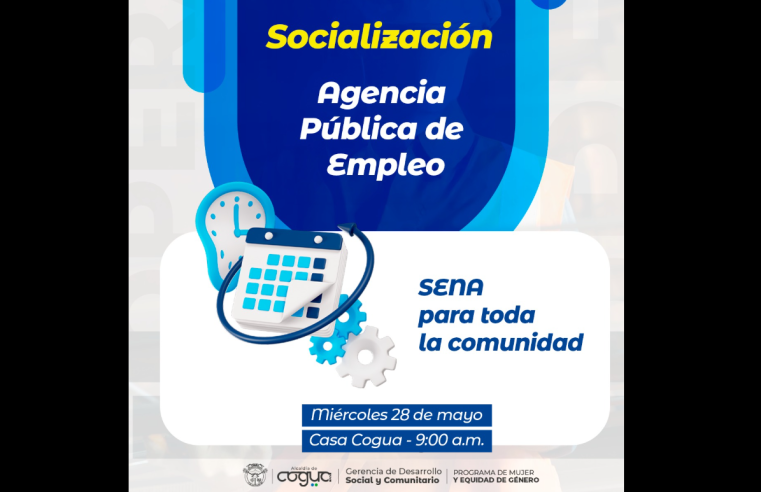 Invitan en |Cogua| a jornada de socialización de la Agencia Pública de Empleo del |SENA|
