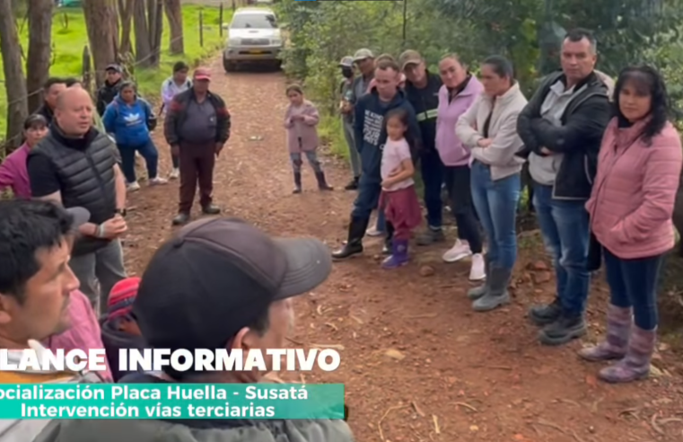 |Nemocón| avanza en infraestructura rural con obras clave en |Susatá| y vías terciarias + Video