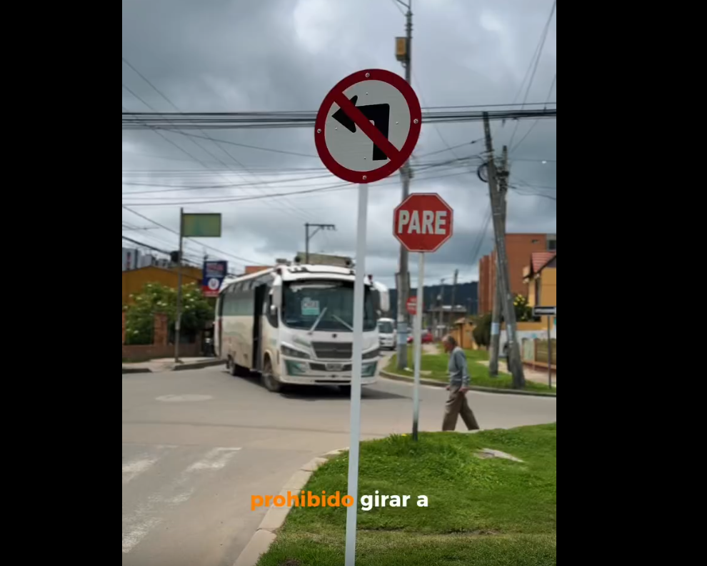 |Chía| prohíbe giro a la izquierda en Calle 17 para mejorar la |seguridad vial| + Video
