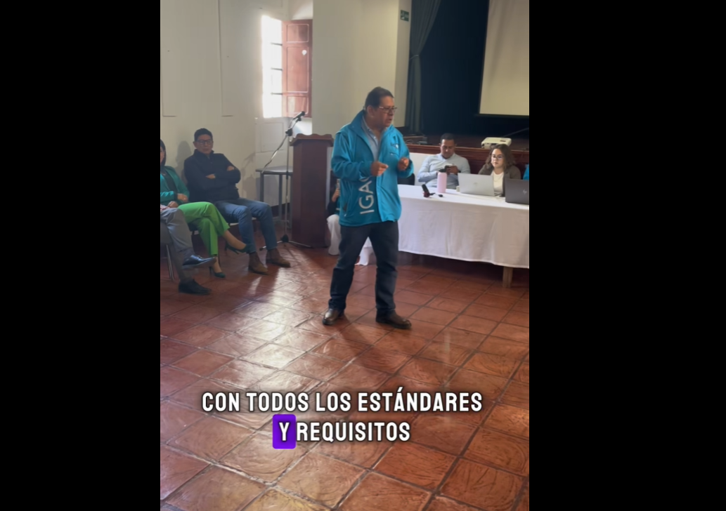 Compromiso del IGAC con |Tabio| frente a la actualización catastral + Video
