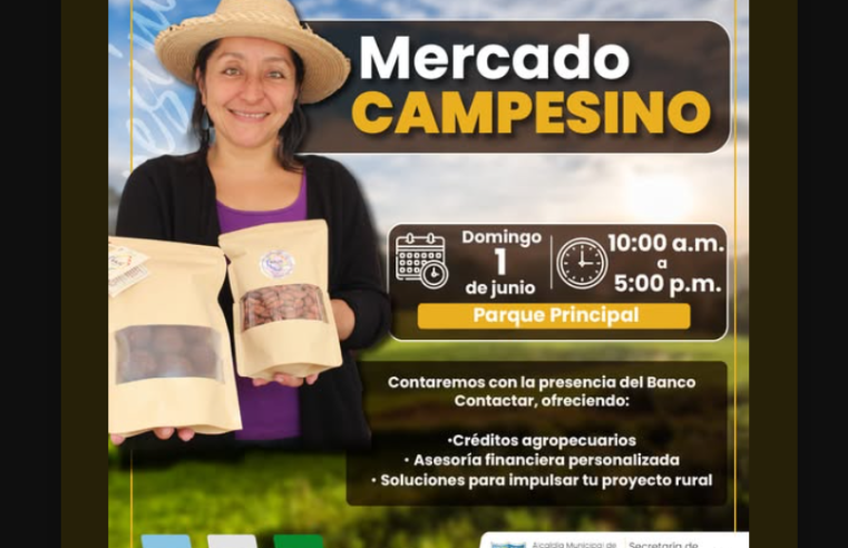 |Domingo| de tradición y apoyo al campo en el |Mercado Campesino|