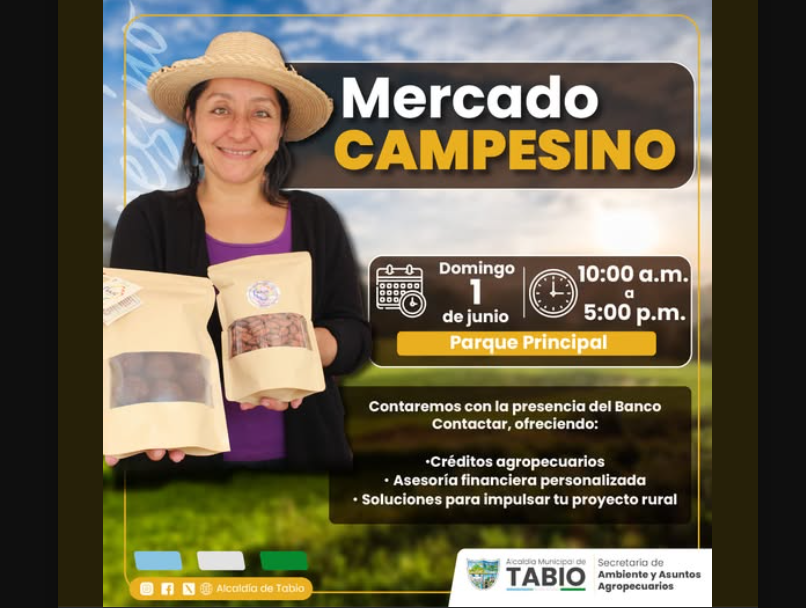 |Domingo| de tradición y apoyo al campo en el |Mercado Campesino|