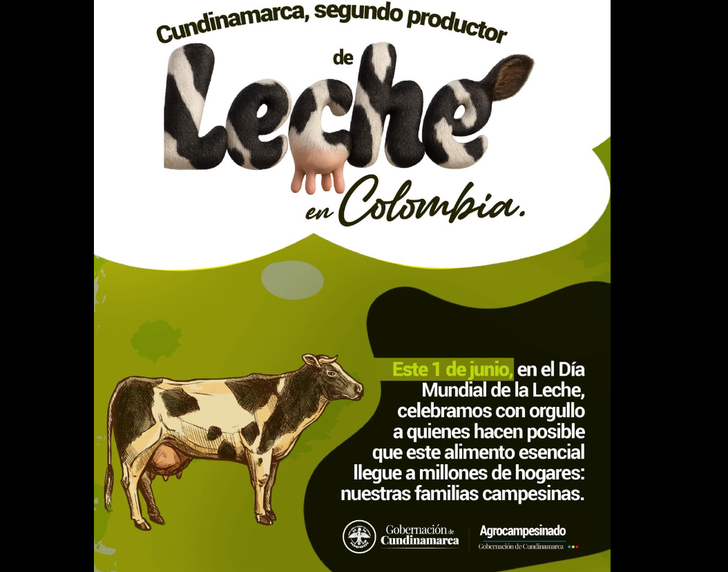 |Cundinamarca| celebra el |Día Mundial de la Leche| como motor de desarrollo rural