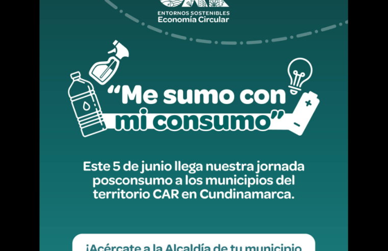 Jornada de posconsumo en municipios del territorio |CAR| en |Cundinamarca|