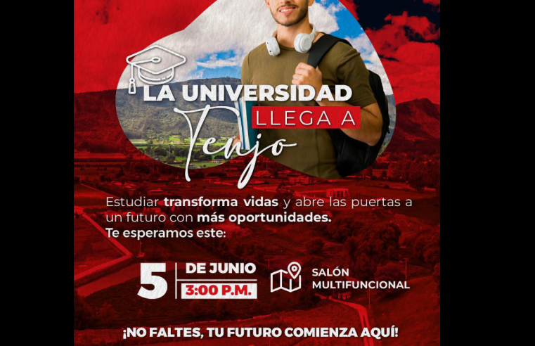 La |Universidad Pública| Llega a |Tenjo| con Nuevo Programa de |Tecnología en Gestión de Negocios|