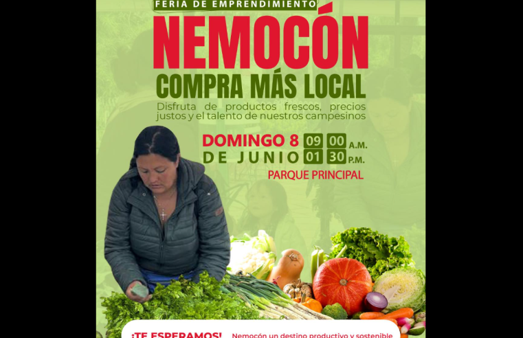 |Nemocón| impulsa el consumo local con gran feria de |emprendimiento|