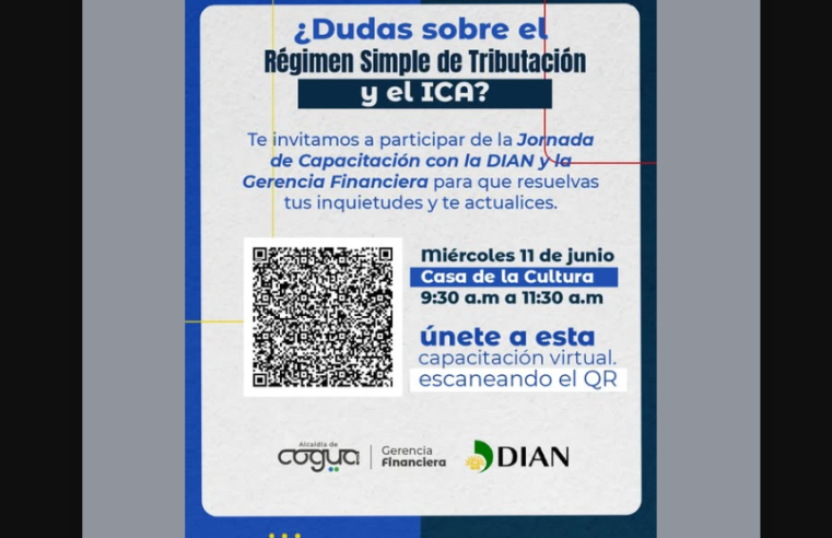 |Jornada virtual| para resolver dudas sobre el RST y el ICA en |Cogua|