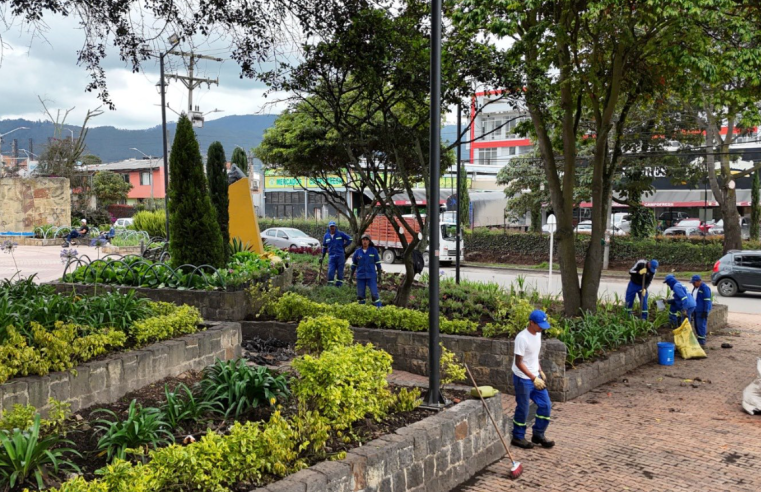 Avanza la recuperación y embellecimiento del |Parque Luis Carlos Galán| – El Bohío en el municipio de |Cajicá|