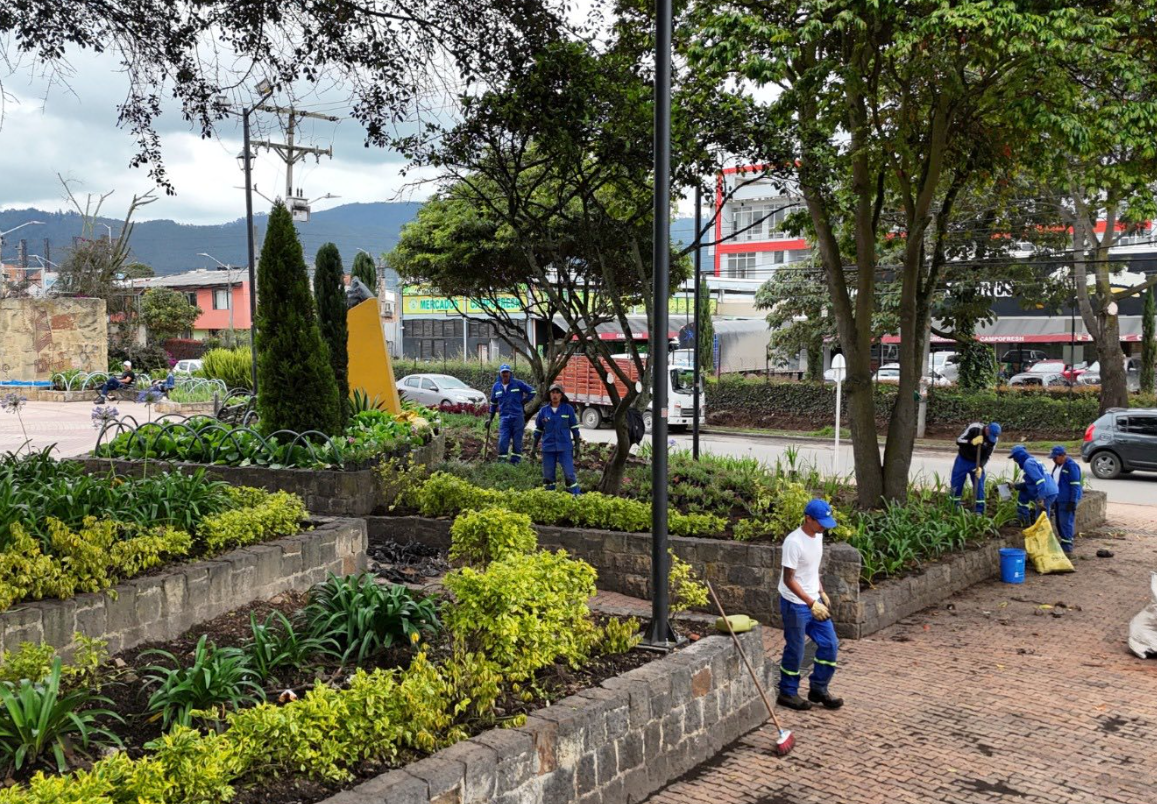 Avanza la recuperación y embellecimiento del |Parque Luis Carlos Galán| – El Bohío en el municipio de |Cajicá|