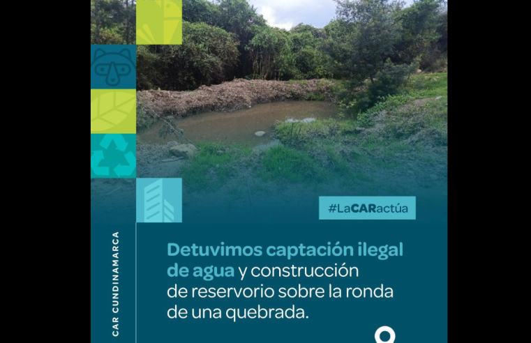|CAR| suspende captación ilegal en |Cogua| para proteger el |recurso hídrico|