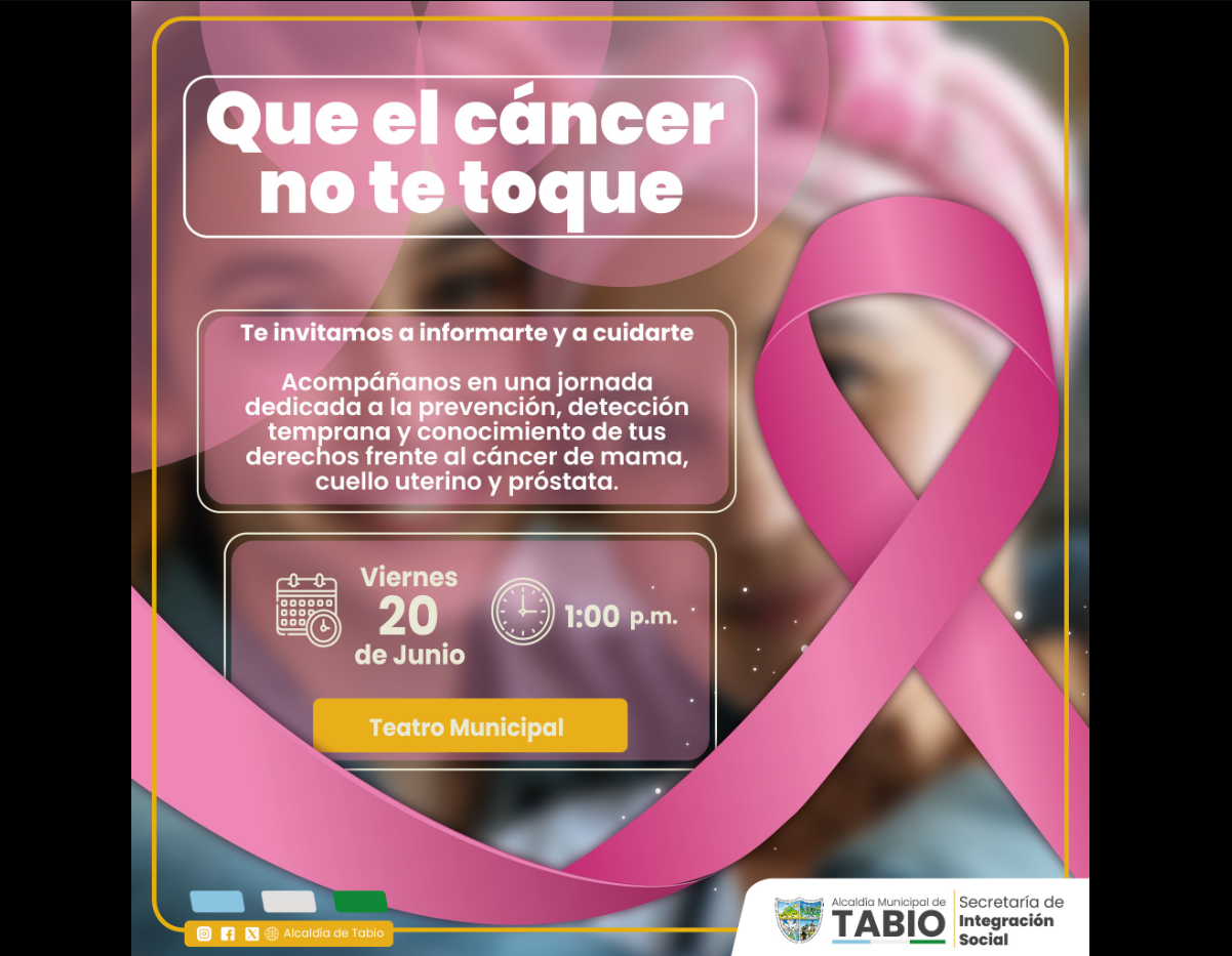 |Gachancipá| promueve la prevención con la jornada “El Cáncer No Te Toque”