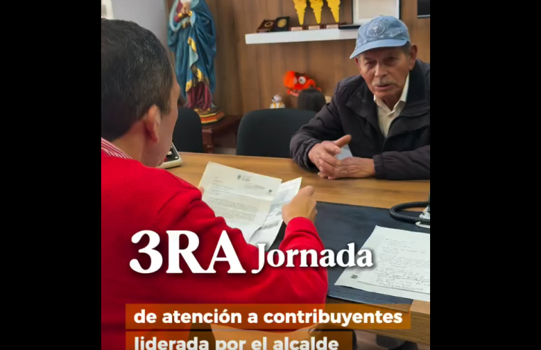 Alcalde de |Chía| continúa brindando orientación a la comunidad sobre el |impuesto predial| + Video