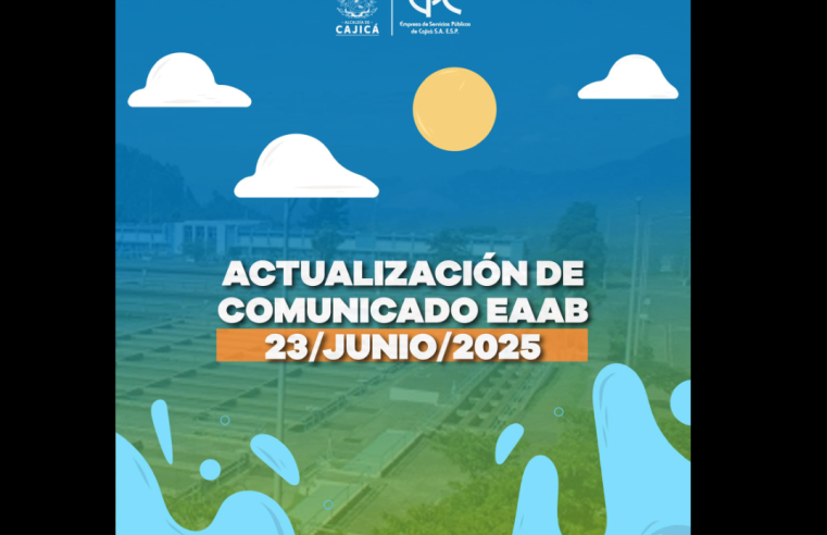 |Cajicá| enfrenta |baja presión| de agua por afectaciones en la planta Tibitoc