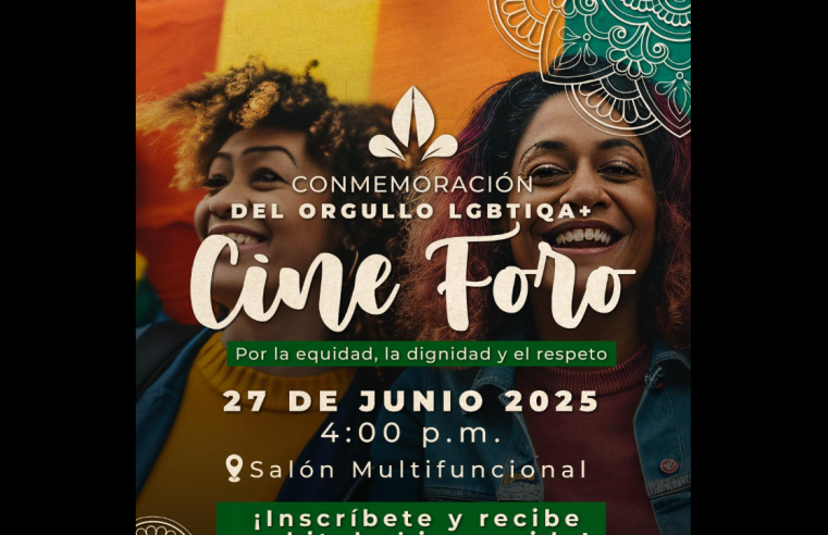 |Cine Foro| por la equidad y la diversidad conmemora el |Orgullo LGBTIQA+| en un espacio de reflexión y |arte|