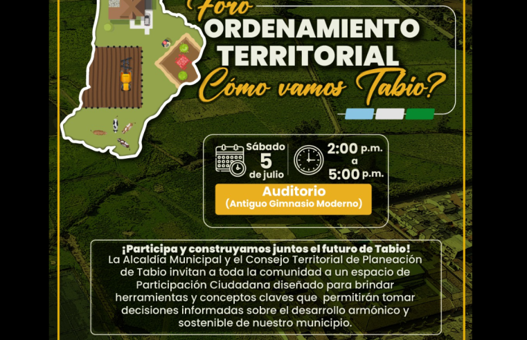 |Tabio| abre espacio de participación ciudadana para |construir su futuro|
