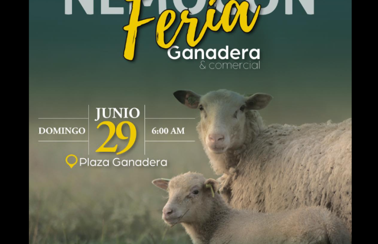 |Nemocón| celebrará su Feria Comercial, Ganadera, Bovina y Ovina este 29 de junio