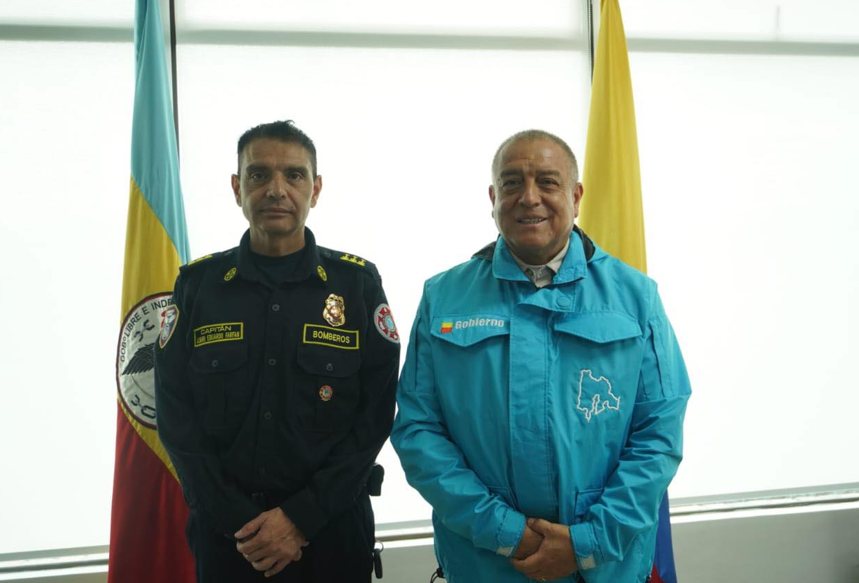 Capitán Álvaro Farfán es elegido como nuevo delegado ante la Junta Departamental de |Bomberos| de |Cundinamarca|